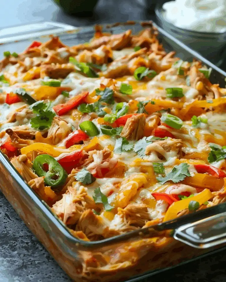 Fajita Chicken Casserole