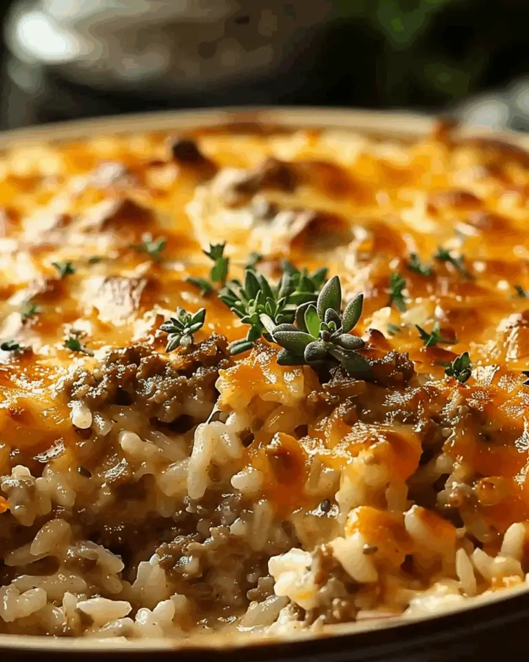 French Onion Ground Beef Casserole