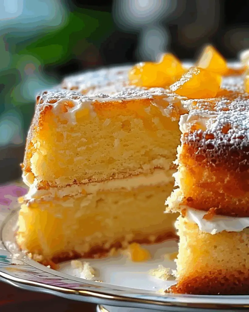 Moist Pineapple Juice Cake