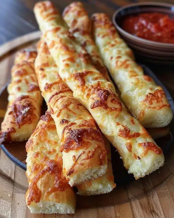 2-Ingredient Cottage Cheese Breadsticks