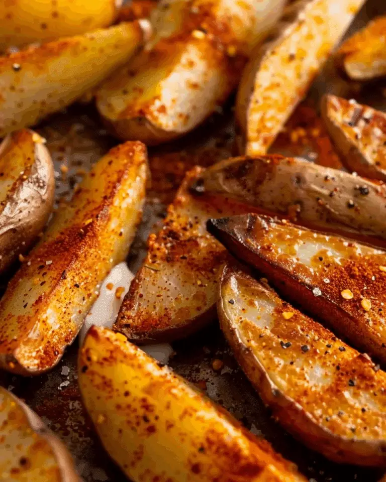 Seasoned Baked Potato Wedges