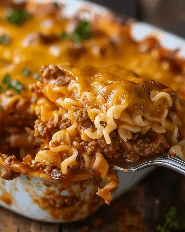 Sloppy Joe Casserole with Manwich