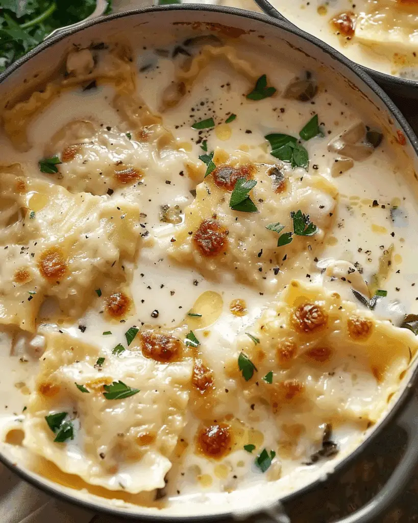 White Lasagna Soup Recipe
