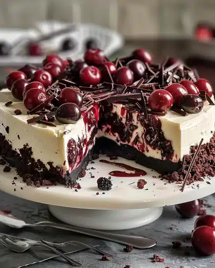 Black Forest Cheesecake – A Decadent Chocolate-Cherry Treat