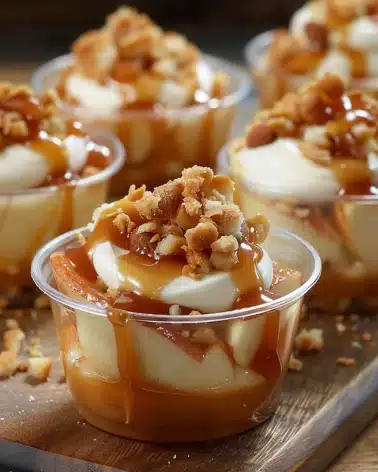 Caramel Apple Dessert Cups
