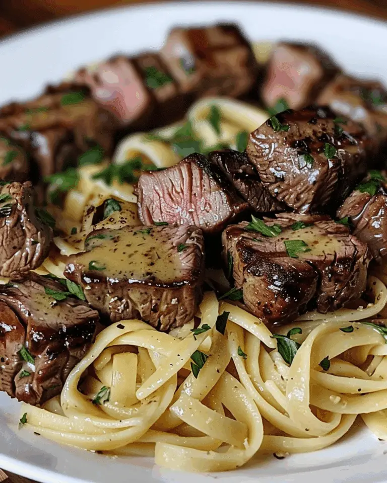 Garlic Butter Steak Cajun Pasta