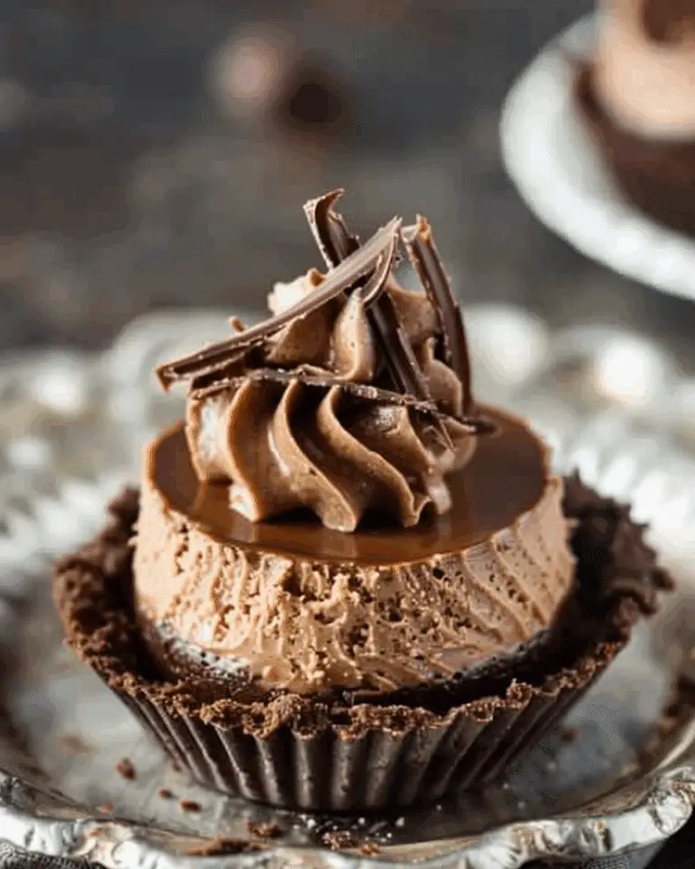 Mini No Bake Nutella Cheesecake