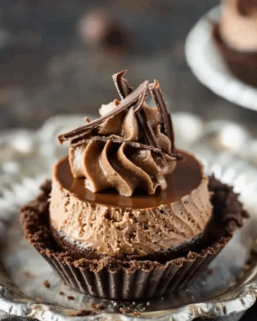 Mini No Bake Nutella Cheesecake
