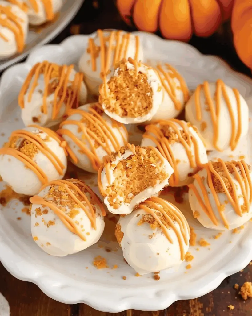 Pumpkin Cheesecake Balls