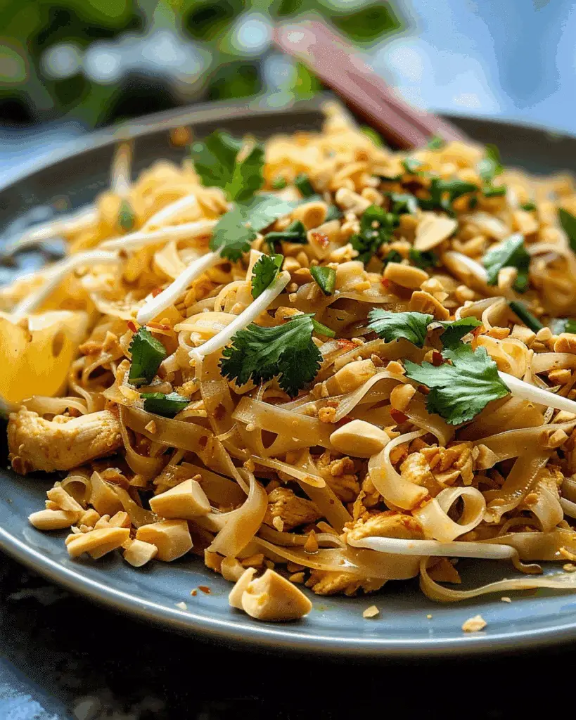 Easy Chicken Pad Thai Recipe: A Delightful 5-Minute Meal