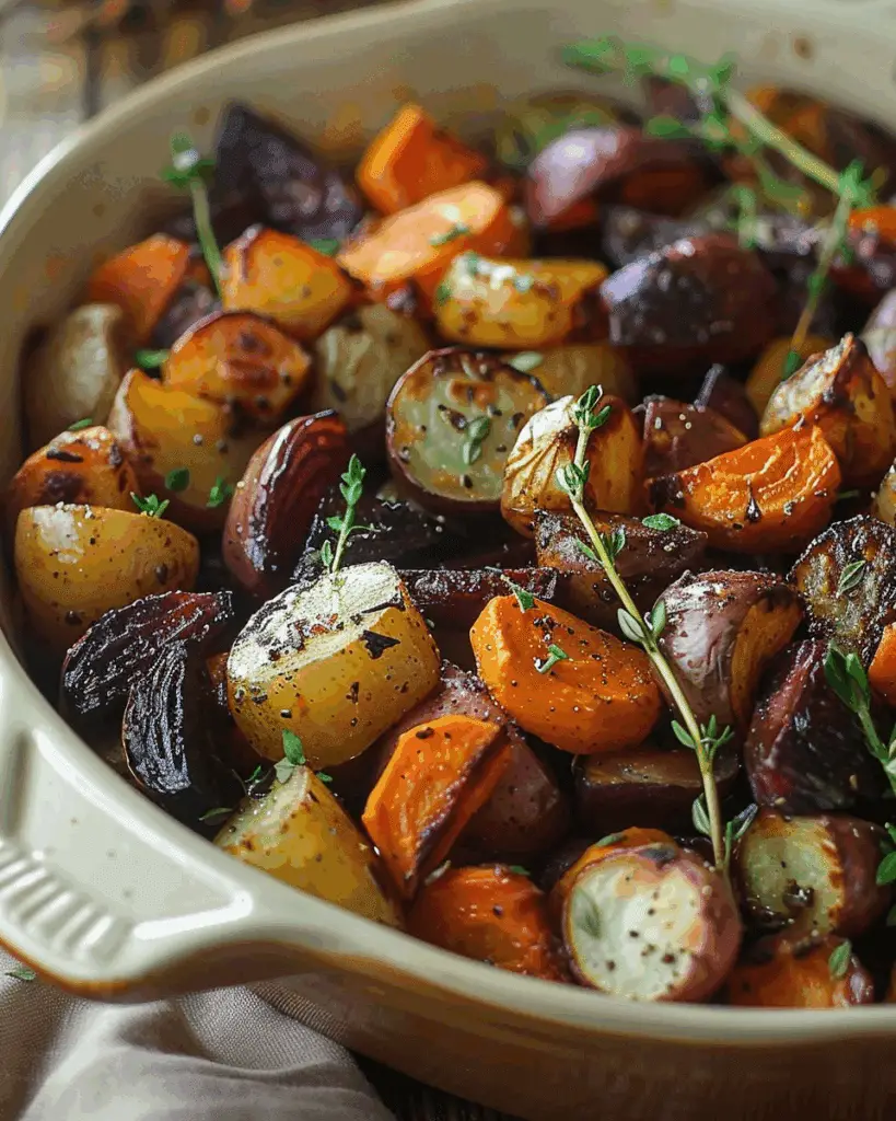 Oven Roasted Root Vegetables