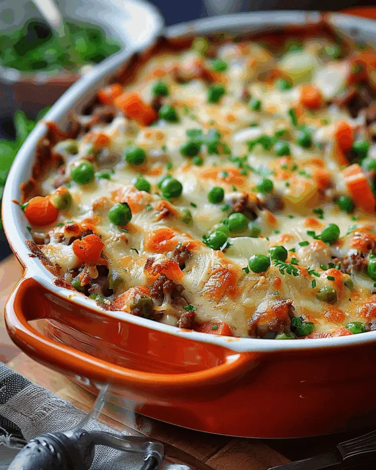 5-Ingredient Ground Beef and Vegetable Casserole