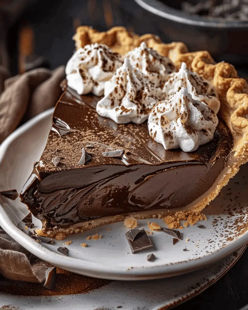 Old Fashioned Chocolate Pie