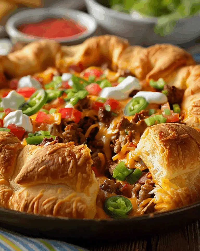 Pillsbury Crescent Roll Taco Bake