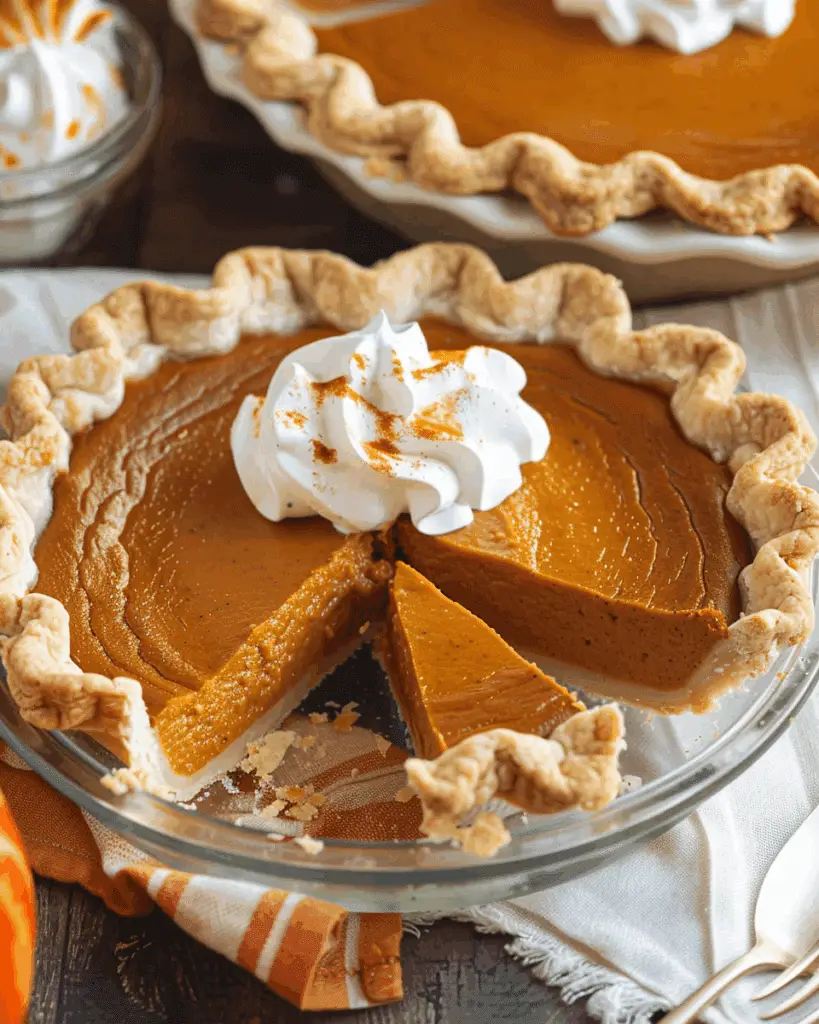 Pumpkin Pie with Sweetened Condensed Milk