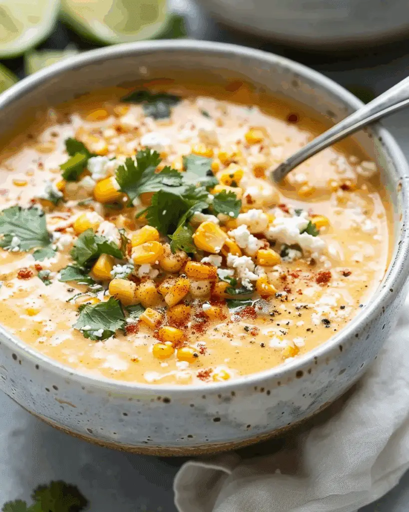 Mexican Street Corn Soup