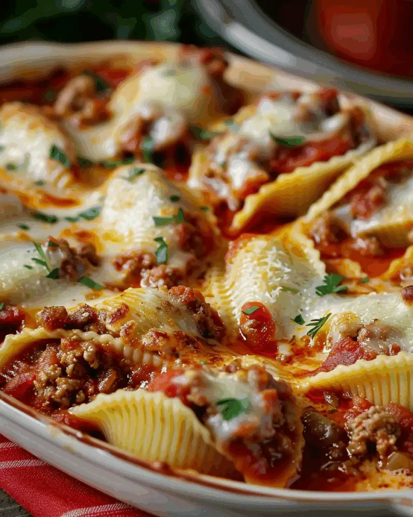 Stuffed Shells with Meat