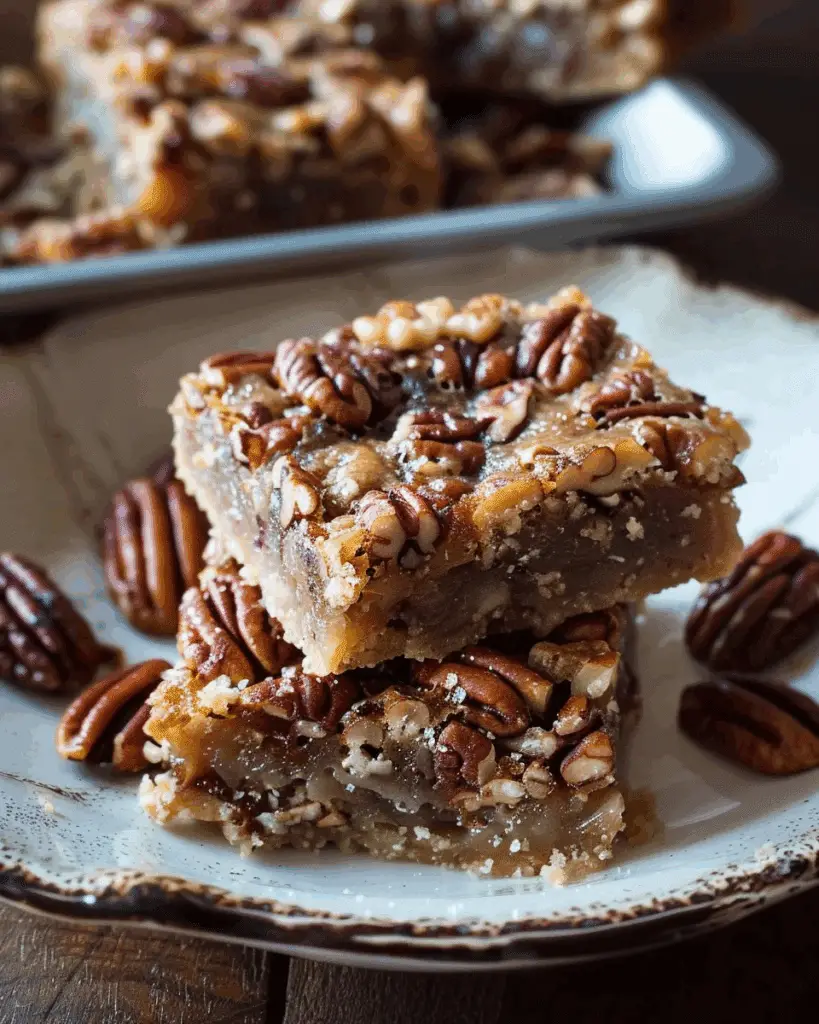 Cottage Cheese Pecan Pie Bars – Protein-Rich & Guilt-Free
