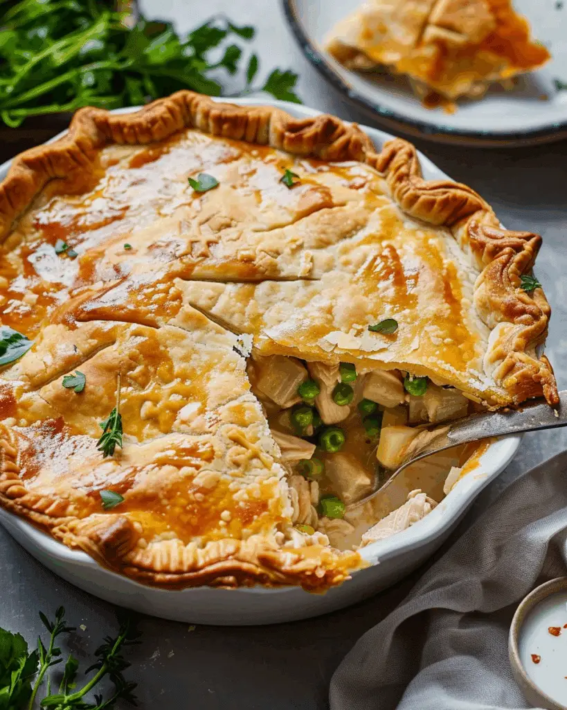 Classic Homemade Chicken Pot Pie