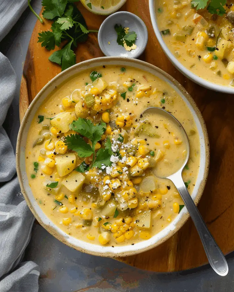 Poblano Corn Chowder