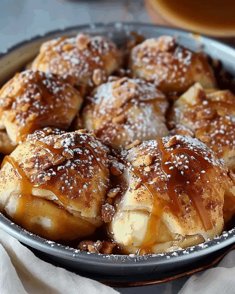 Mouthwatering Caramel Apple Pie Bombs