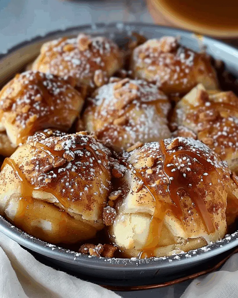 Mouthwatering Caramel Apple Pie Bombs