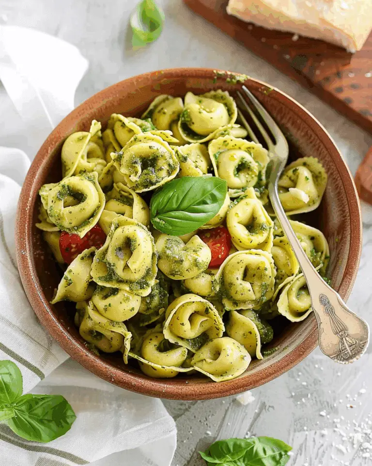 Tortellini Pasta Salad with Pesto
