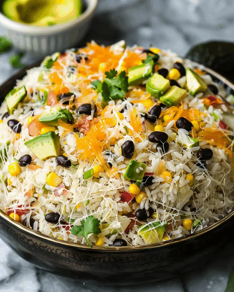 Black Bean Corn Avocado Salad