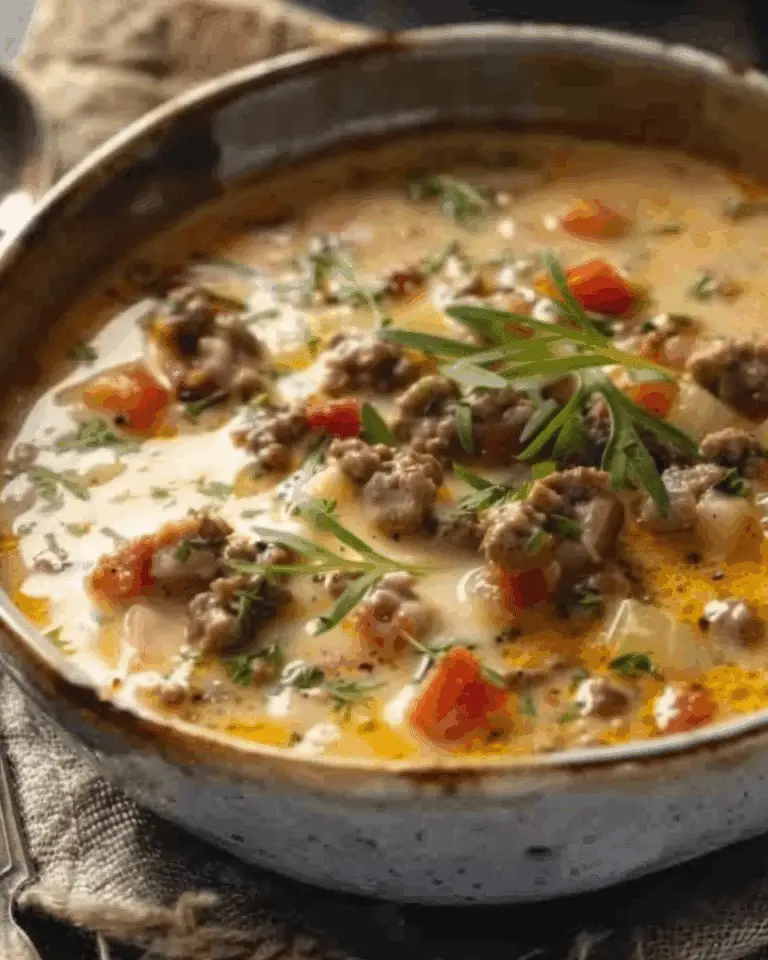 Cheeseburger Soup
