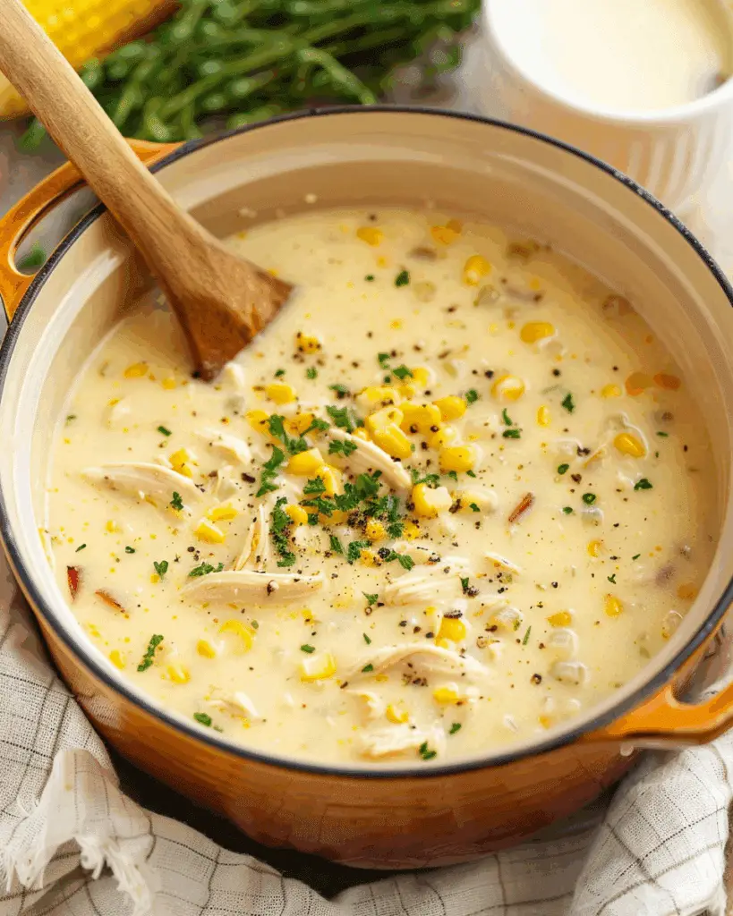 Crockpot Chicken Corn Chowder Recipe