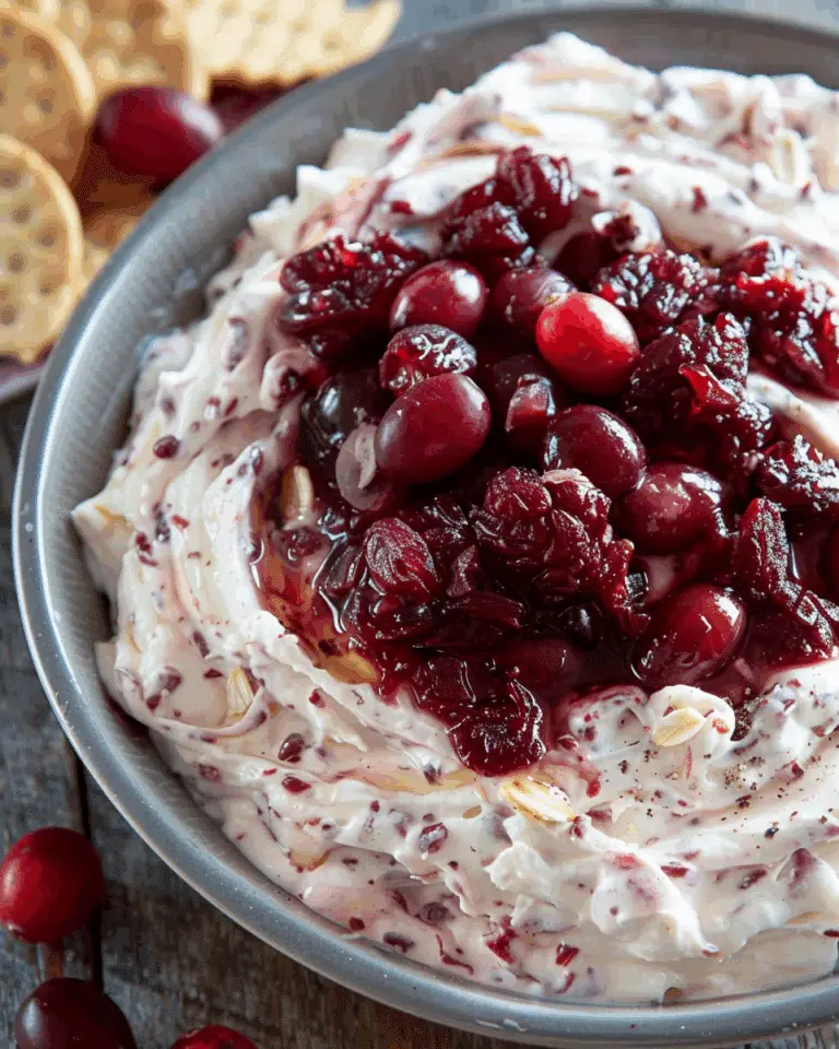 Easy Cranberry Cream Cheese Dip
