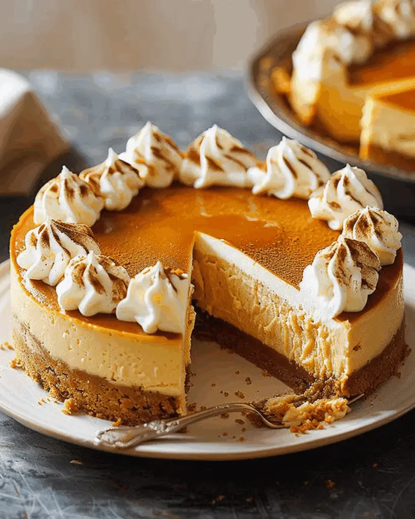 Pumpkin Cheesecake (No Water Bath)
