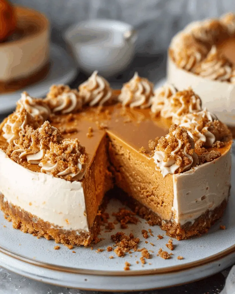 Easy No Bake Pumpkin Cheesecake Recipe