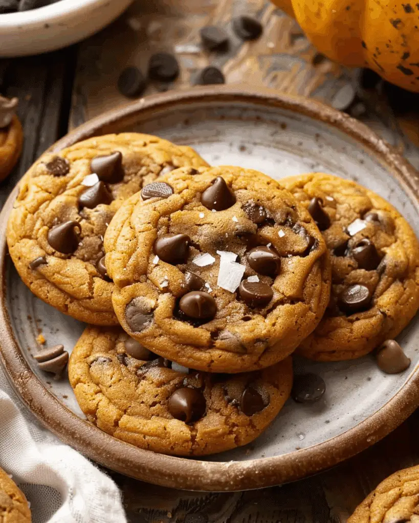 Pumpkin Chocolate Chip Cookies
