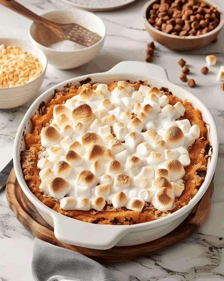 Sweet Potato Casserole with Marshmallows