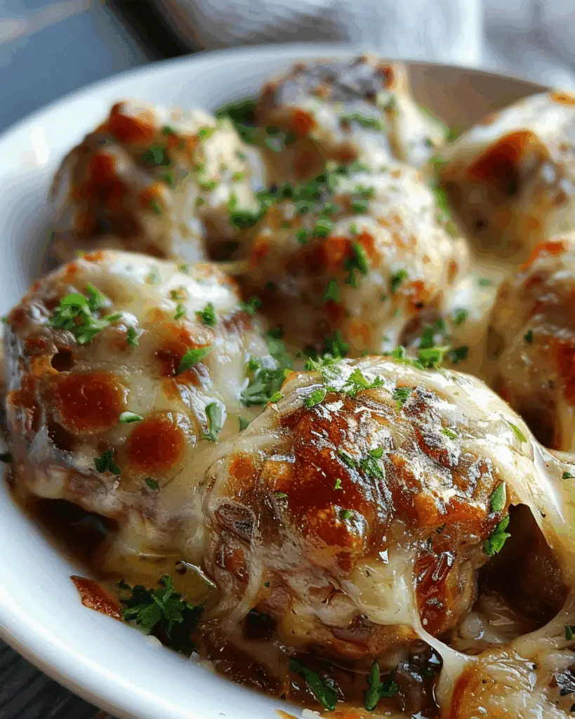 Crockpot French Onion Meatballs: 5 Steps to Comfort Bliss