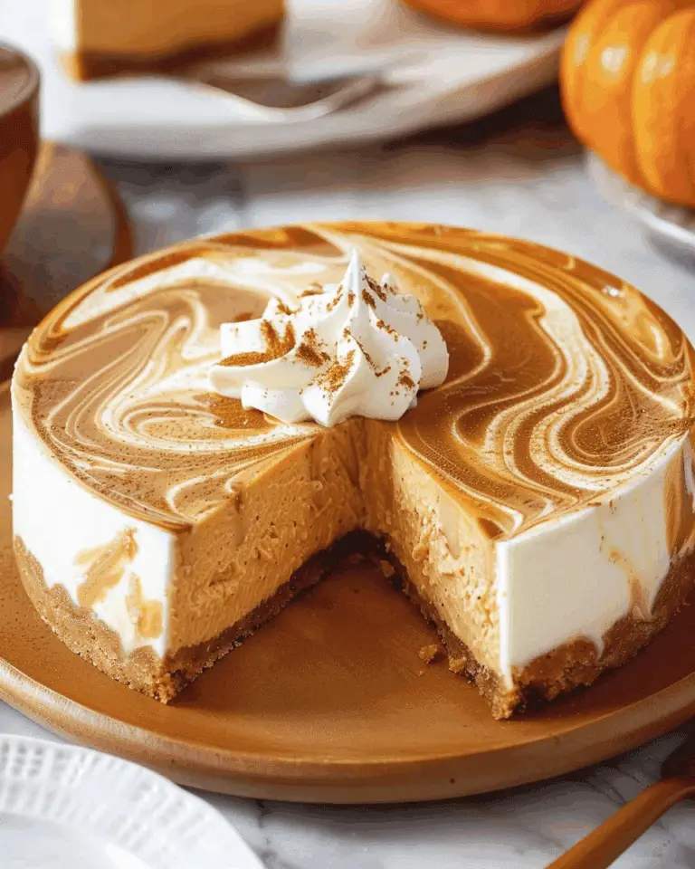 Pumpkin Swirl Cheesecake Recipe
