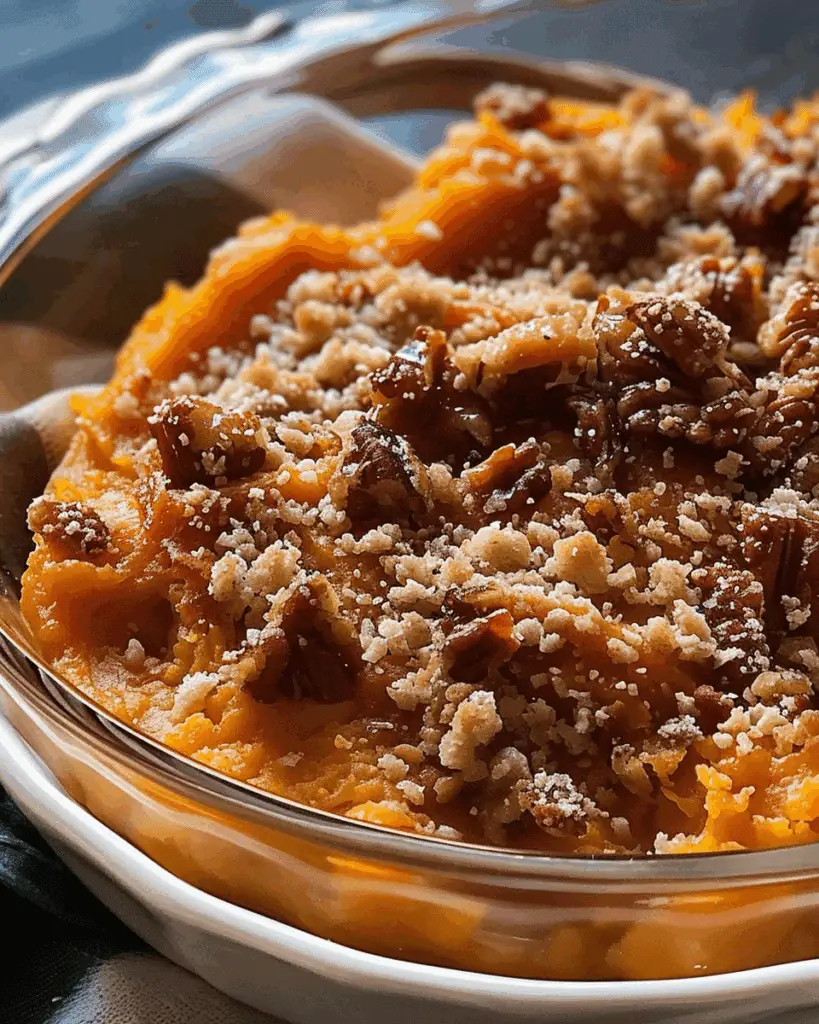 Sweet Potato Casserole Baked