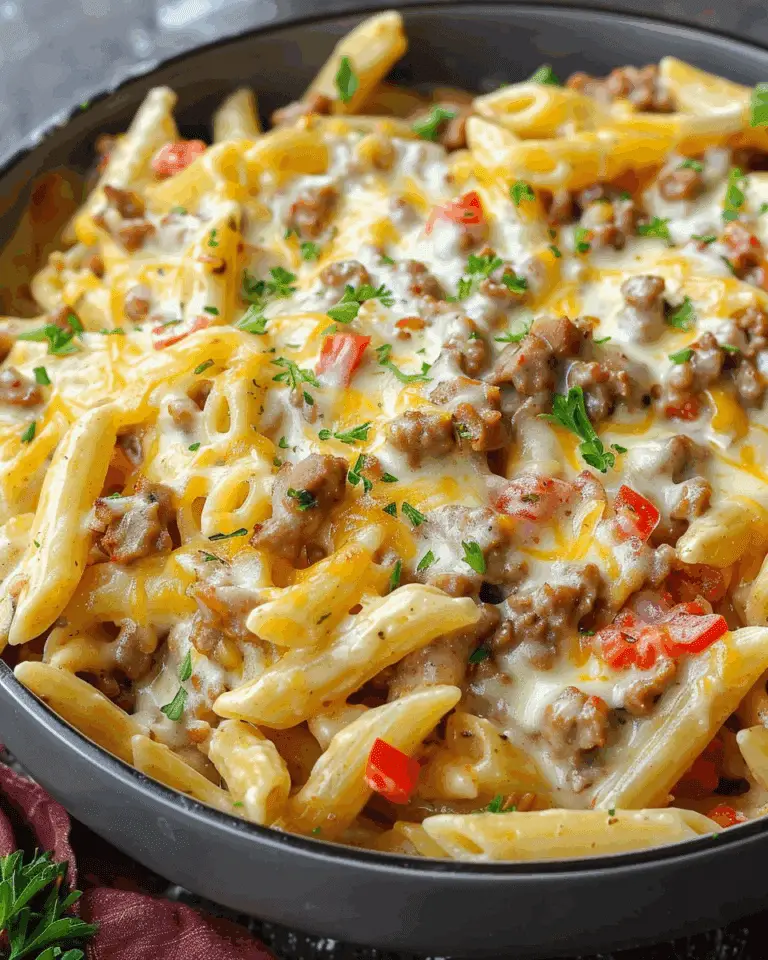 Creamy Rotel Dip Pasta: Cheesy, Meaty Southern Comfort in a Bowl