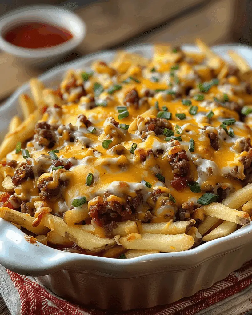 Cheeseburger French Fry Casserole