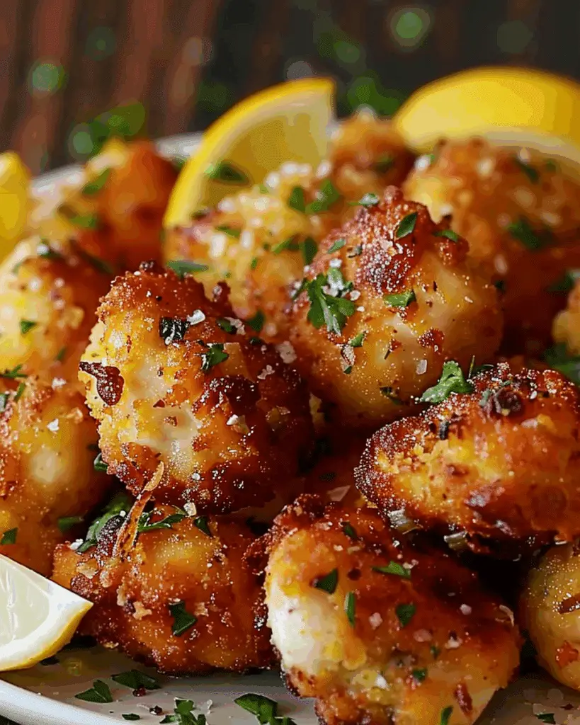 Lemon Garlic Chicken Bites Recipe