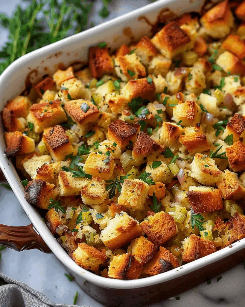 Homemade Stuffing Recipe