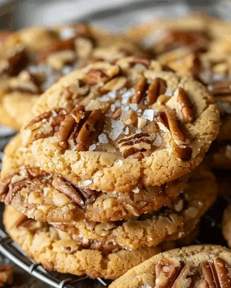 Snickers Pecan Butter Cookies