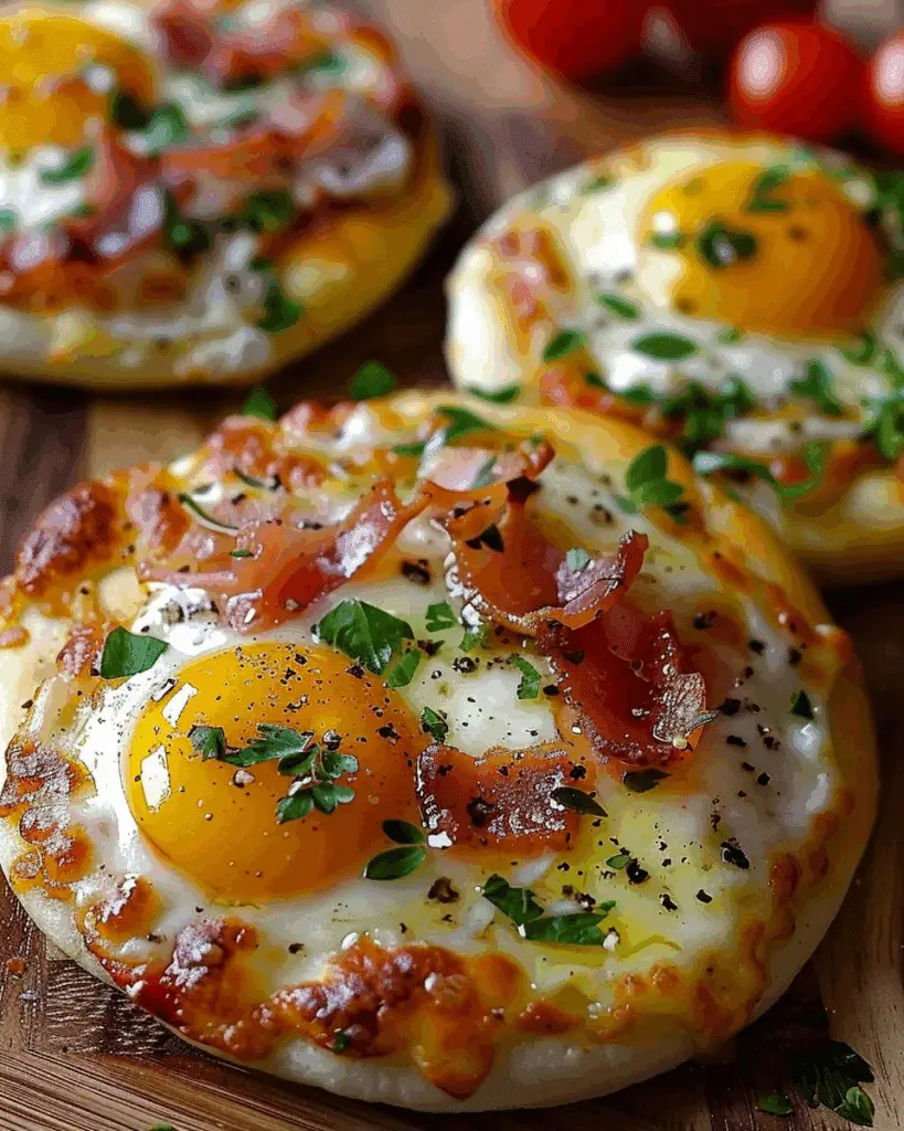 English Muffin Breakfast Pizza