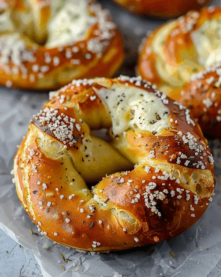 Mozzarella Stuffed Soft Pretzels Recipe