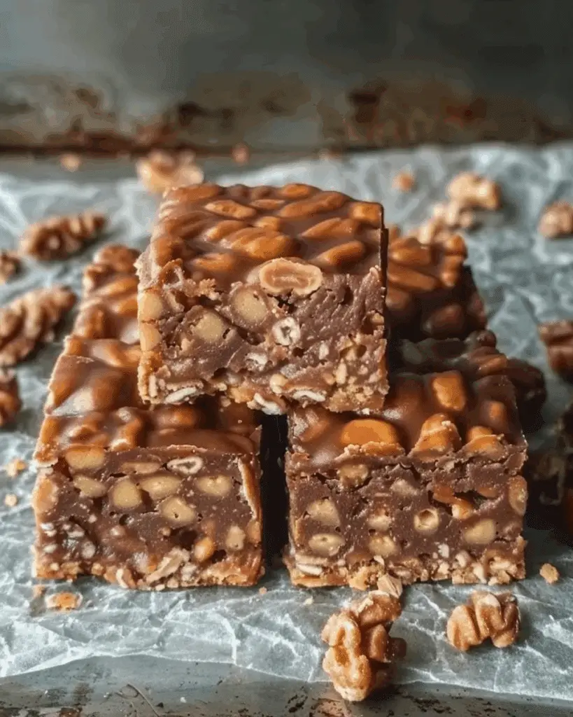 No-Bake Homemade Crunch Bars