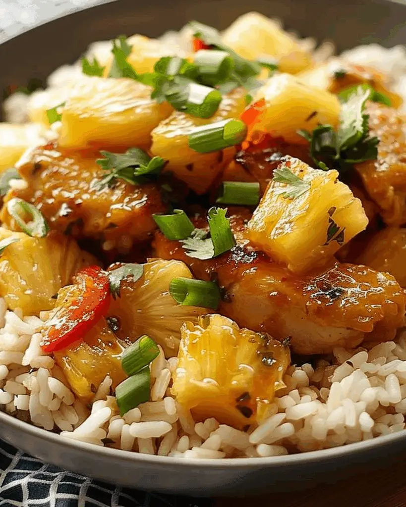 Pineapple Chicken Rice