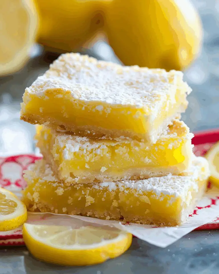 Two-Ingredient Lemon Bars