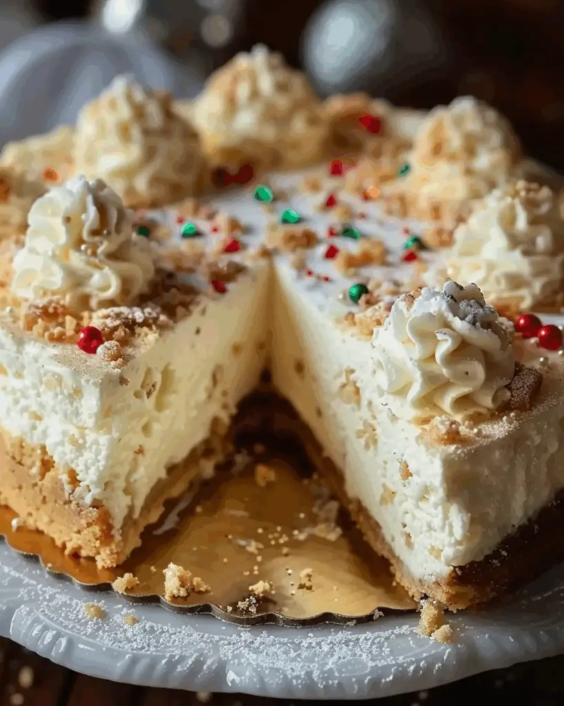 Holiday Sugar Cookie Cheesecake