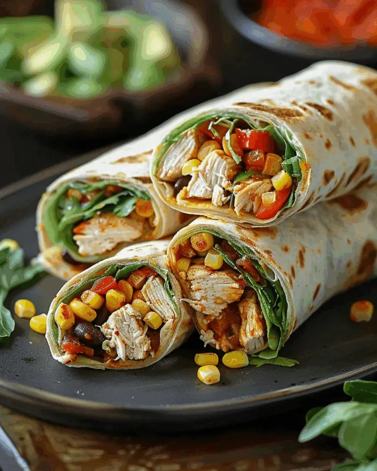 Crunchy Southwestern Chicken Wrap